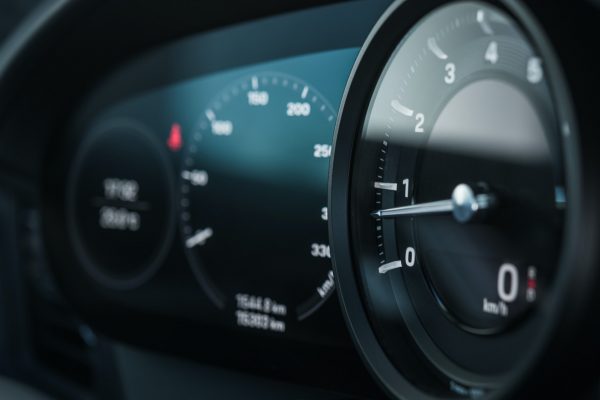 Rev Counter Tachometer Instrument in Modern Car Rev Counter Tachometer Instrument in Modern Car